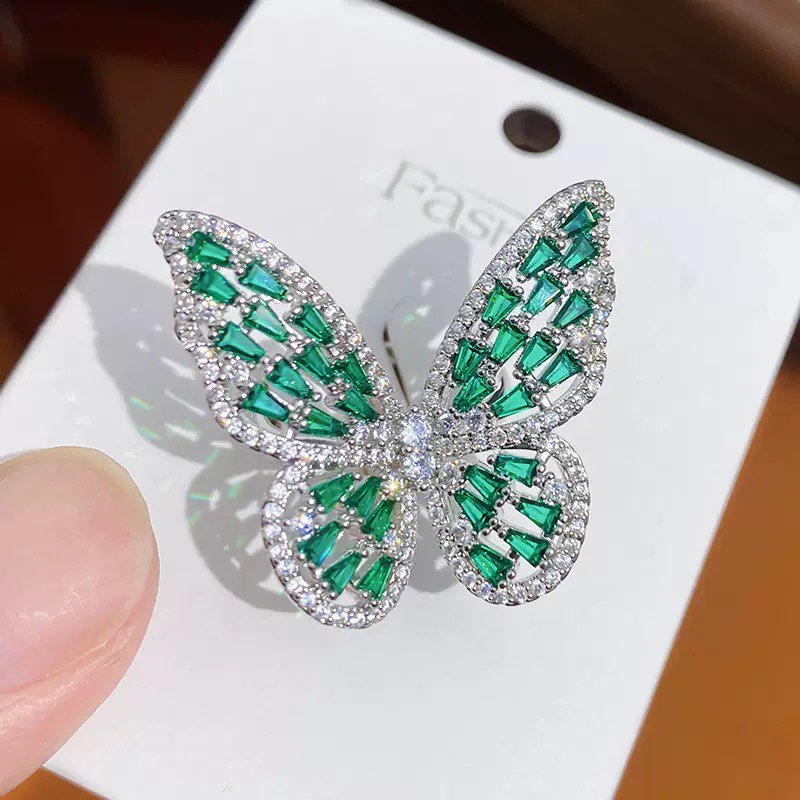 Butterfly Cubic Zirconia Rings R2496