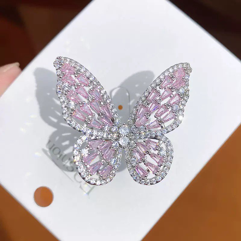 Butterfly Cubic Zirconia Rings R2496