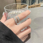 Crossover Cubic Zirconia Ring R2651