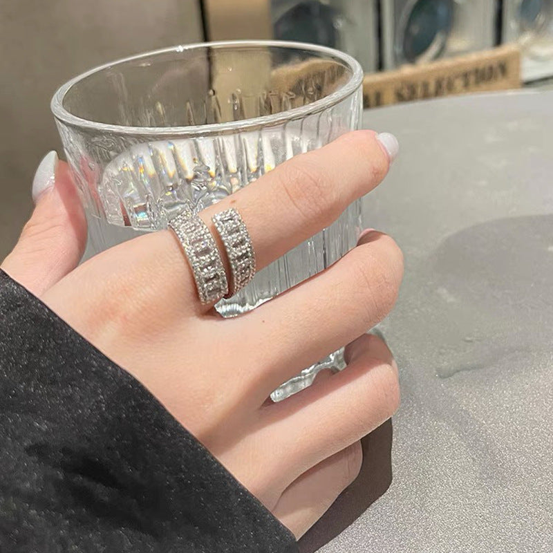 Crossover Cubic Zirconia Ring R2651