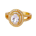 Circle Cubic Zirconia Ring R2702