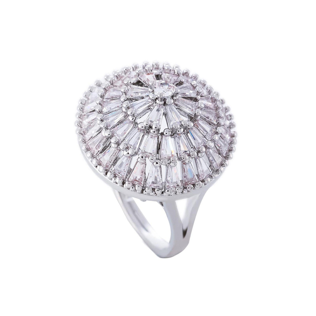 Circle Cubic Zirconia Ring R2728