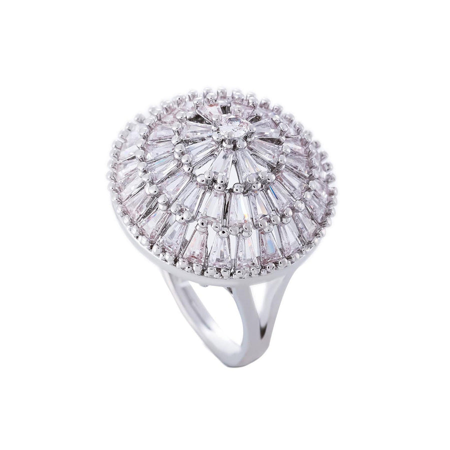 Circle Cubic Zirconia Ring R2728