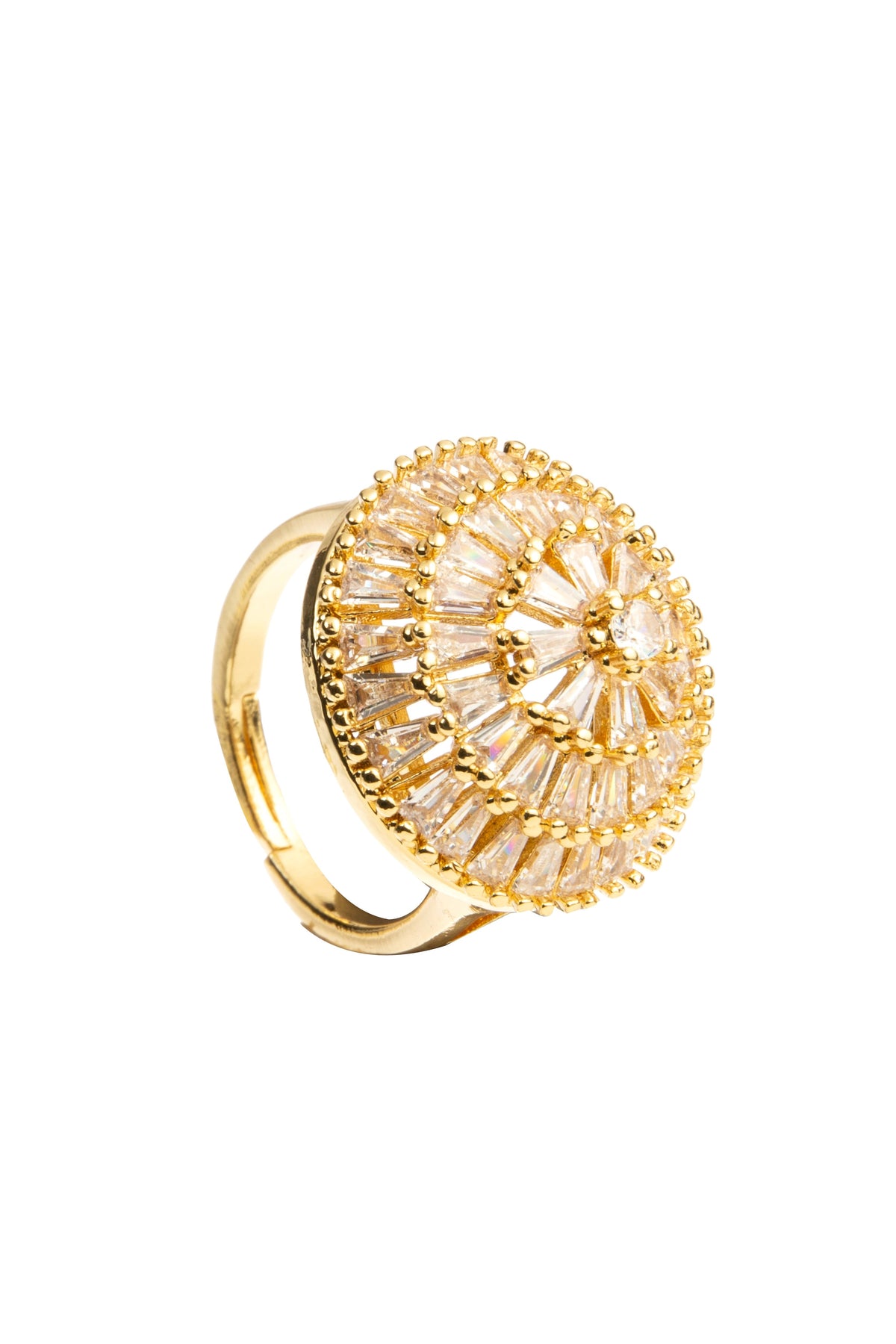 Circle Cubic Zirconia Ring R2728