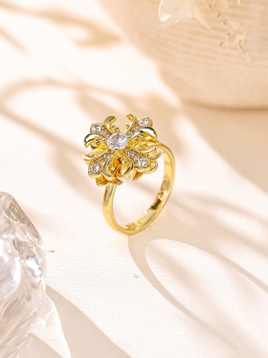 Iris Cubic Zirconia Ring R2877