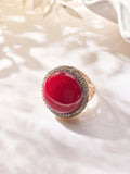 Mixed-Stone Pavé Cocktail Ring R2894 - view 8