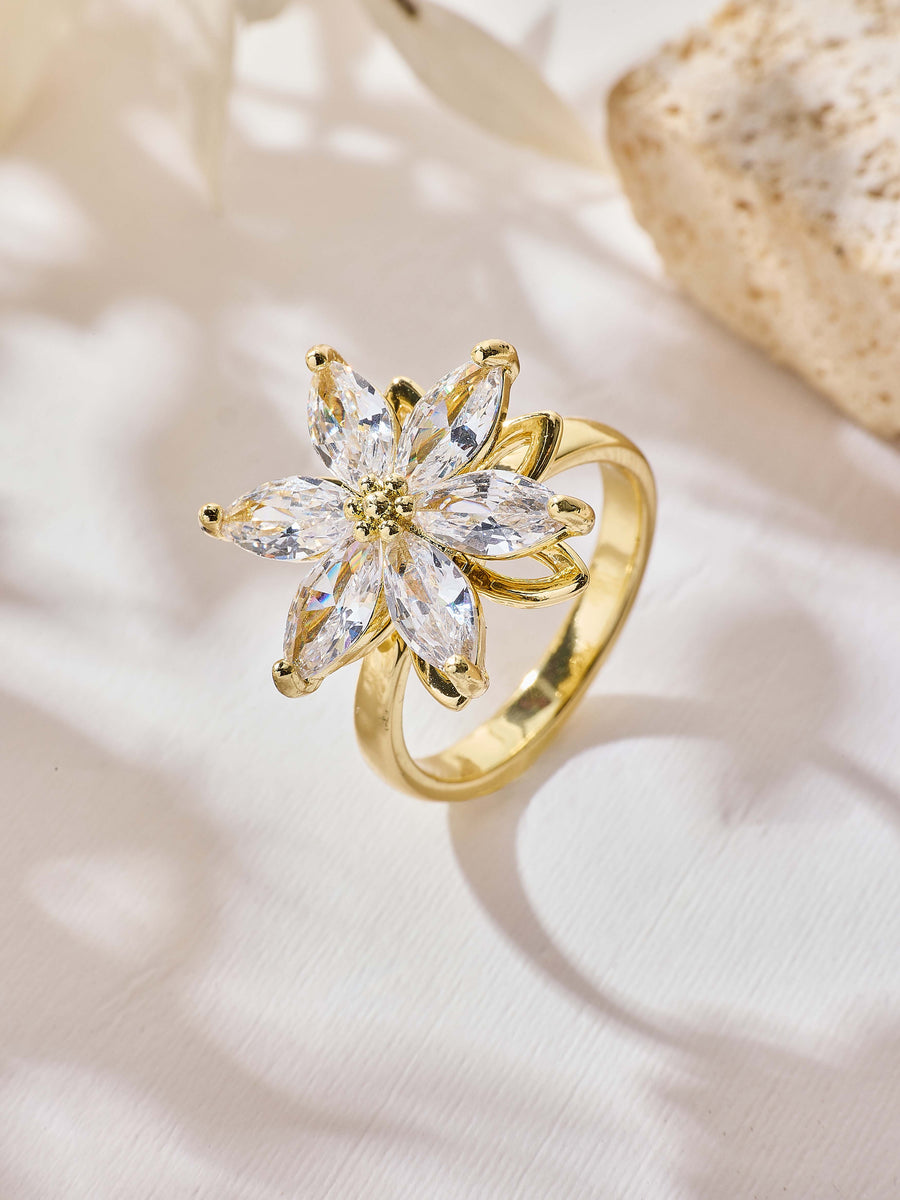 Star Cubic Zirconia Ring R2916