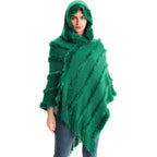 Knitted Pullover Cape S0174