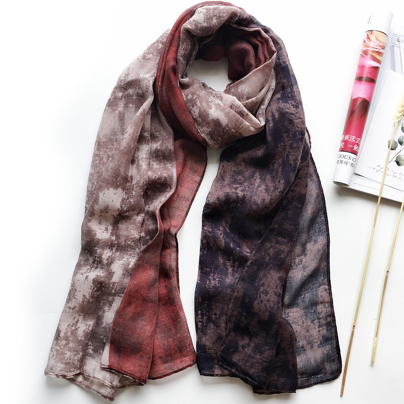 American Flag Star Printed Scarve S0188