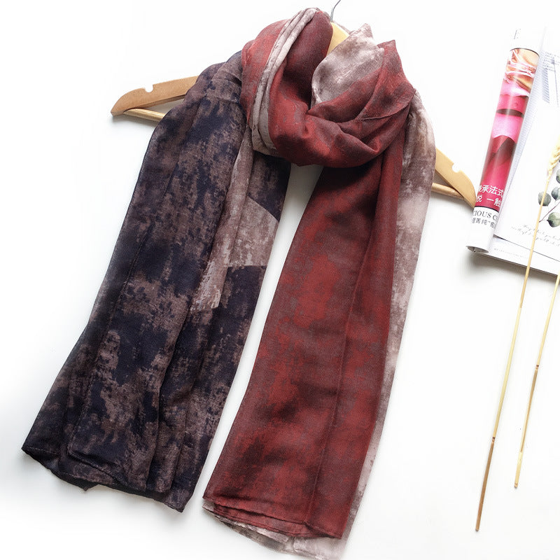 American Flag Star Printed Scarve S0188