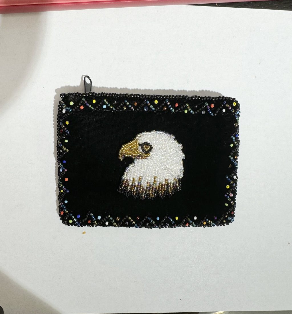 Eagle Rectangular Velvet Coin Purse V0701 - view 9