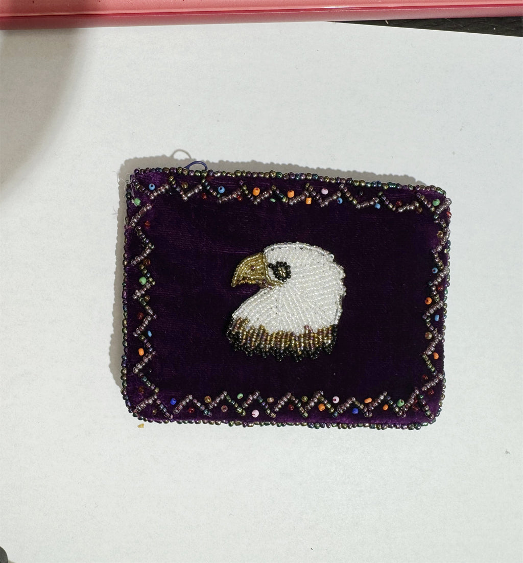 Eagle Rectangular Velvet Coin Purse V0701 - view 12