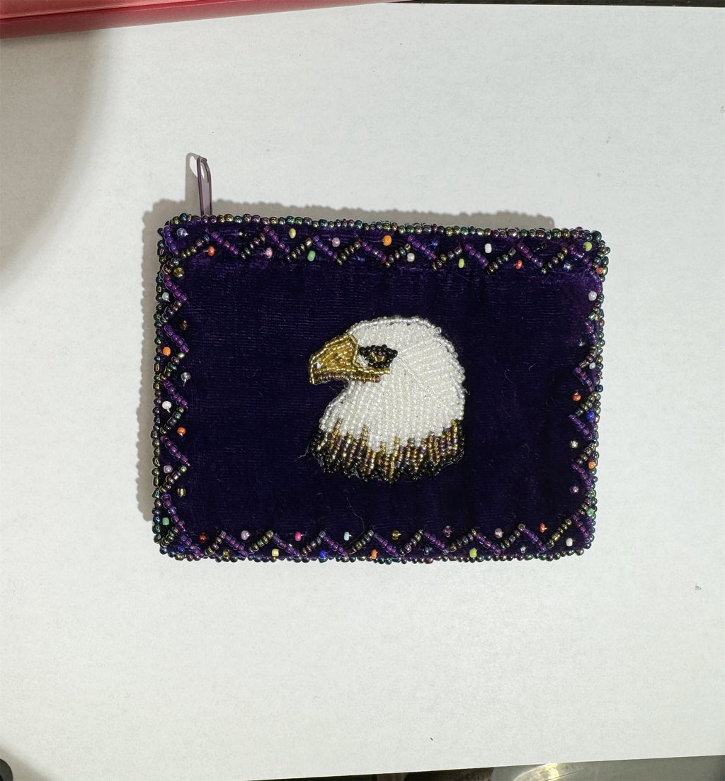 Eagle Rectangular Velvet Coin Purse V0701 - view 16