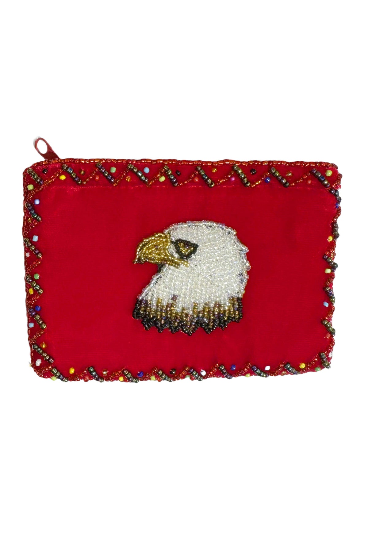 Eagle Rectangular Velvet Coin Purse V0701 - view 3