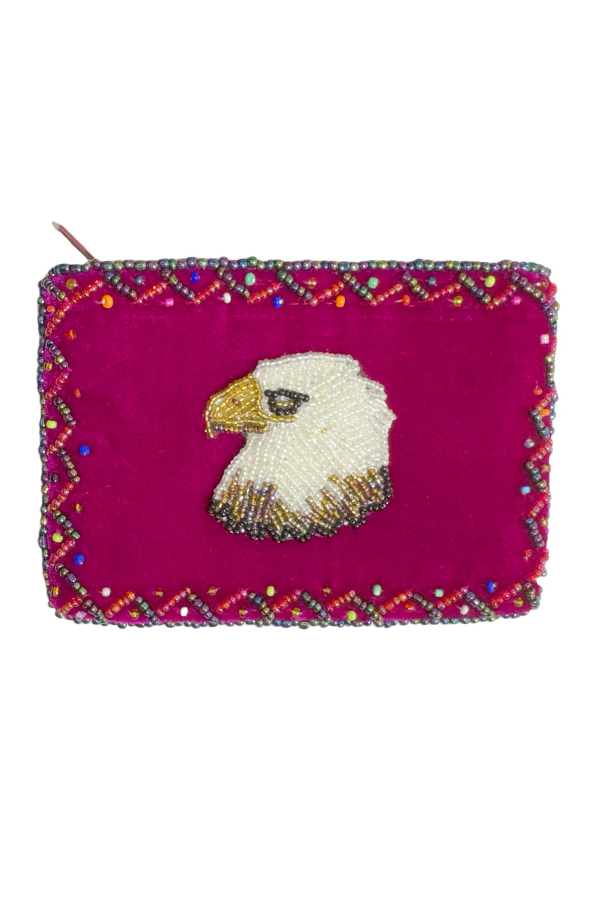 Eagle Rectangular Velvet Coin Purse V0701 - view 4