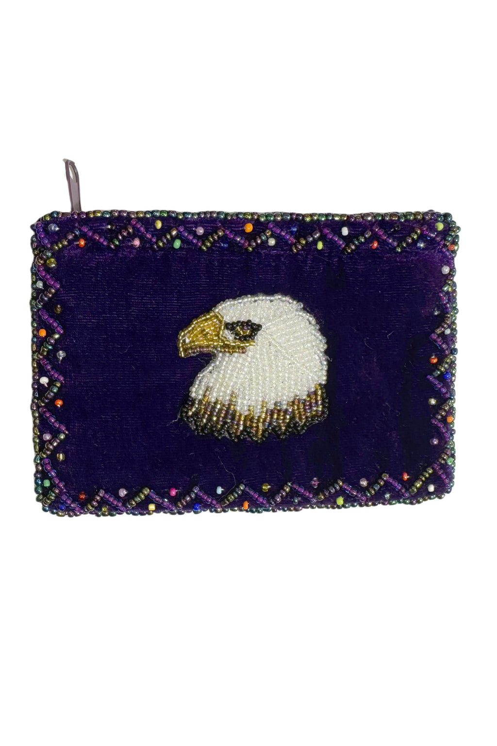 Eagle Rectangular Velvet Coin Purse V0701 - view 8