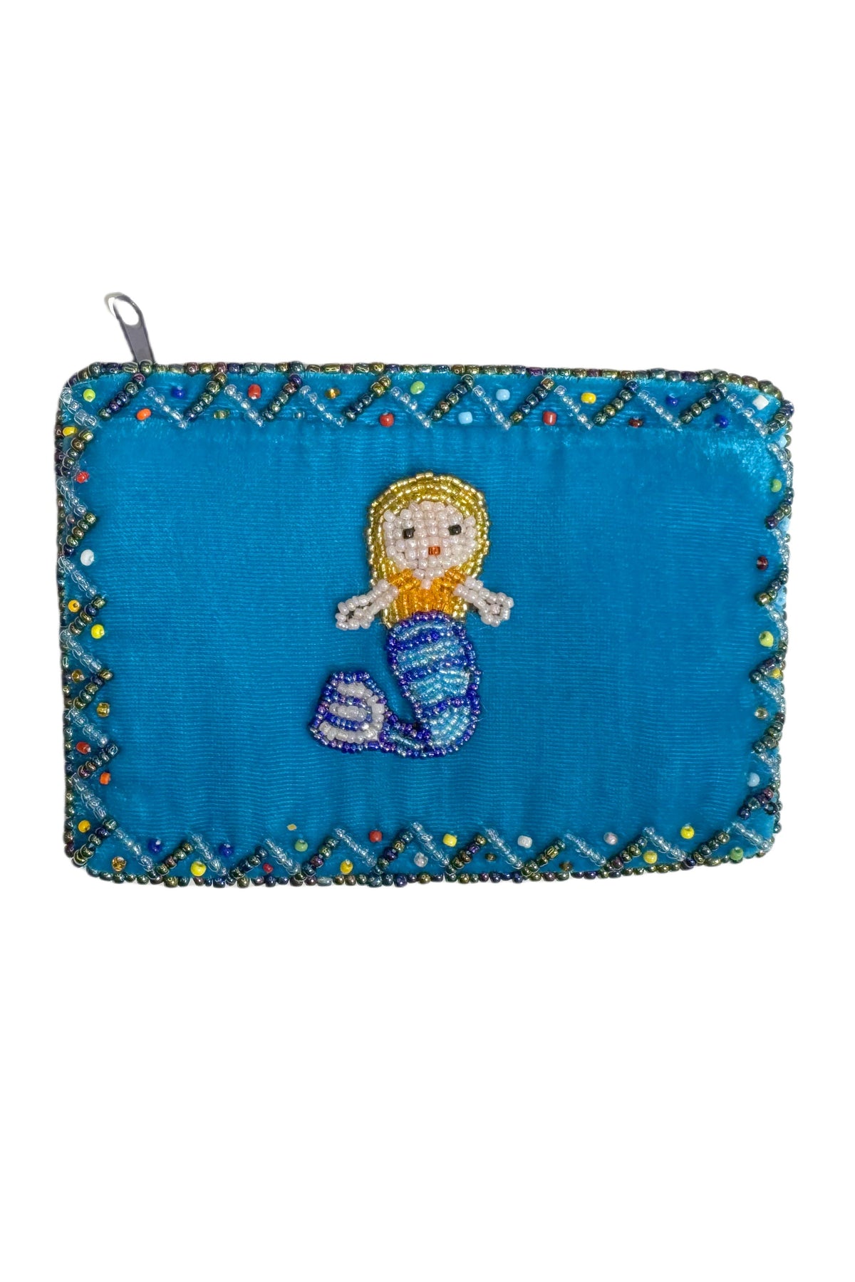 Mermaid Rectangular Velvet Coin Purse V0701 - view 11