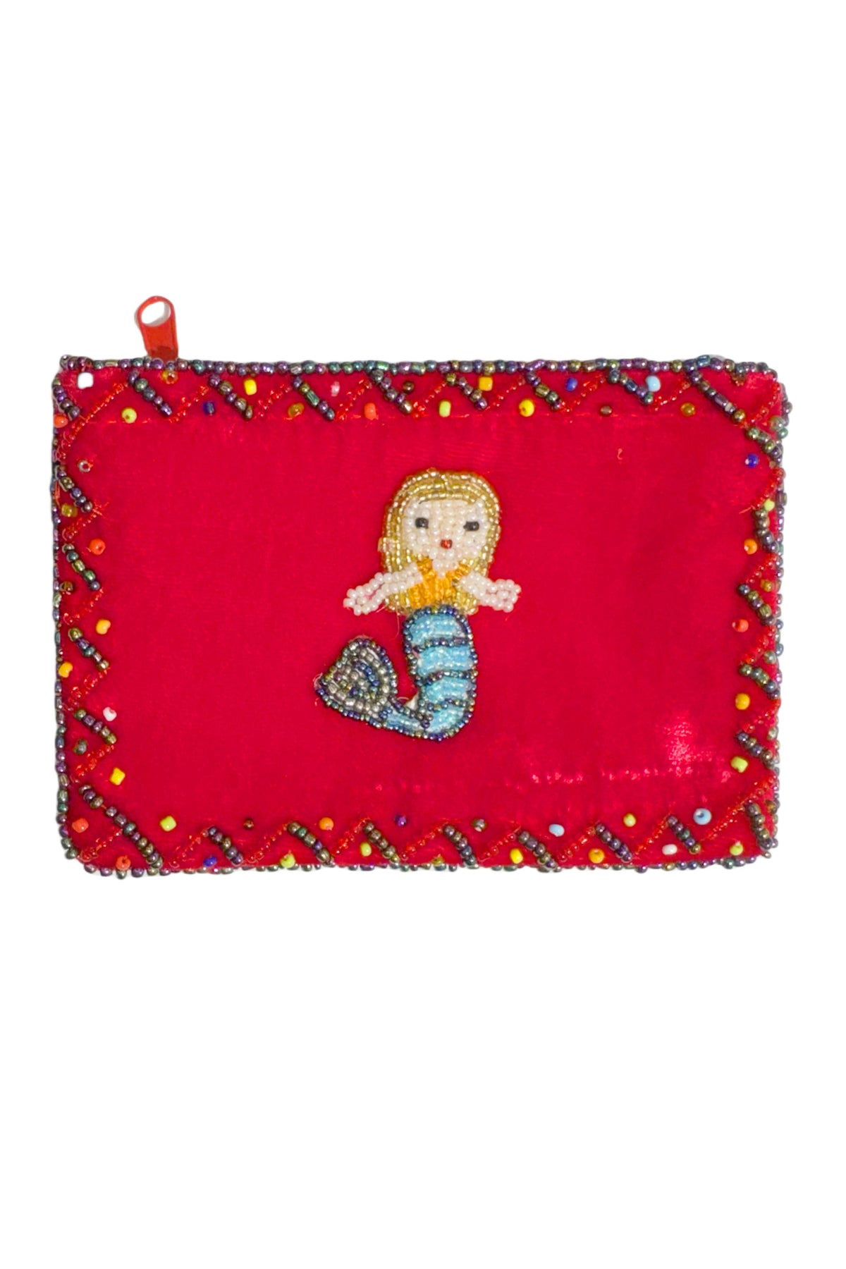 Mermaid Rectangular Velvet Coin Purse V0701 - view 4