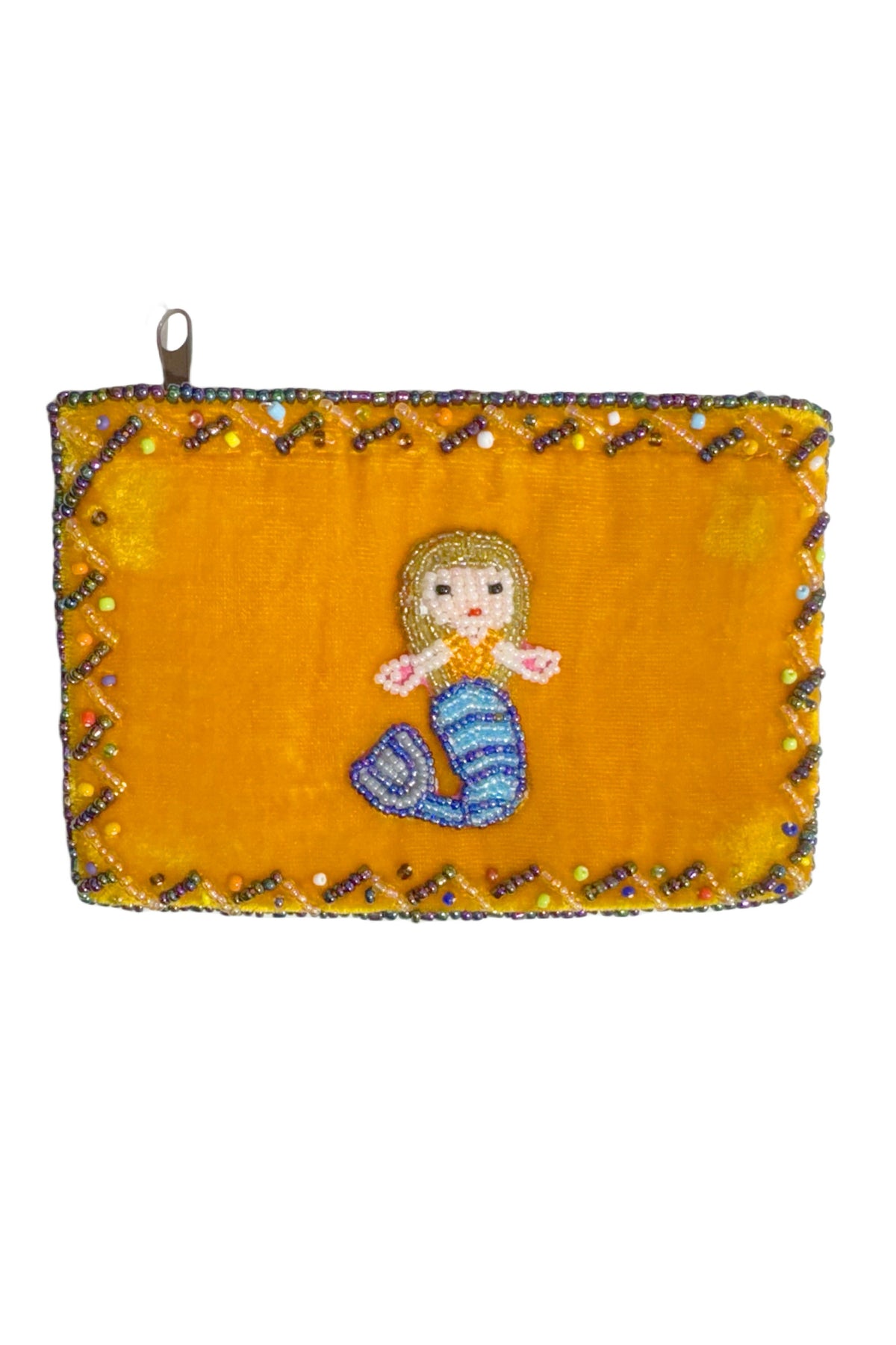 Mermaid Rectangular Velvet Coin Purse V0701 - view 6