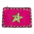 Starfish Rectangular Velvet Coin Purse V0701 - view 2