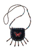 Butterfly Velvet Mini Necklace Charm Bag V0704-Butterfly