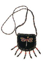 Dragonfly Velvet Mini Necklace Charm Bag V0704-Dragonfly - view 3