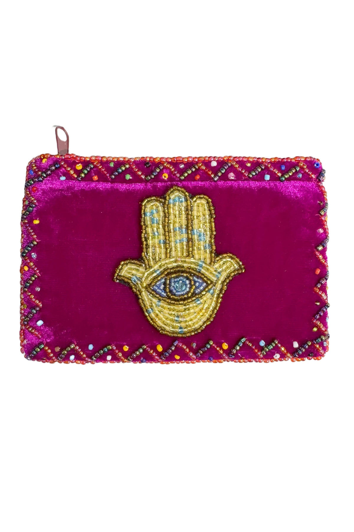 Palm Rectangle Velvet Coin Purse V0701 - view 2