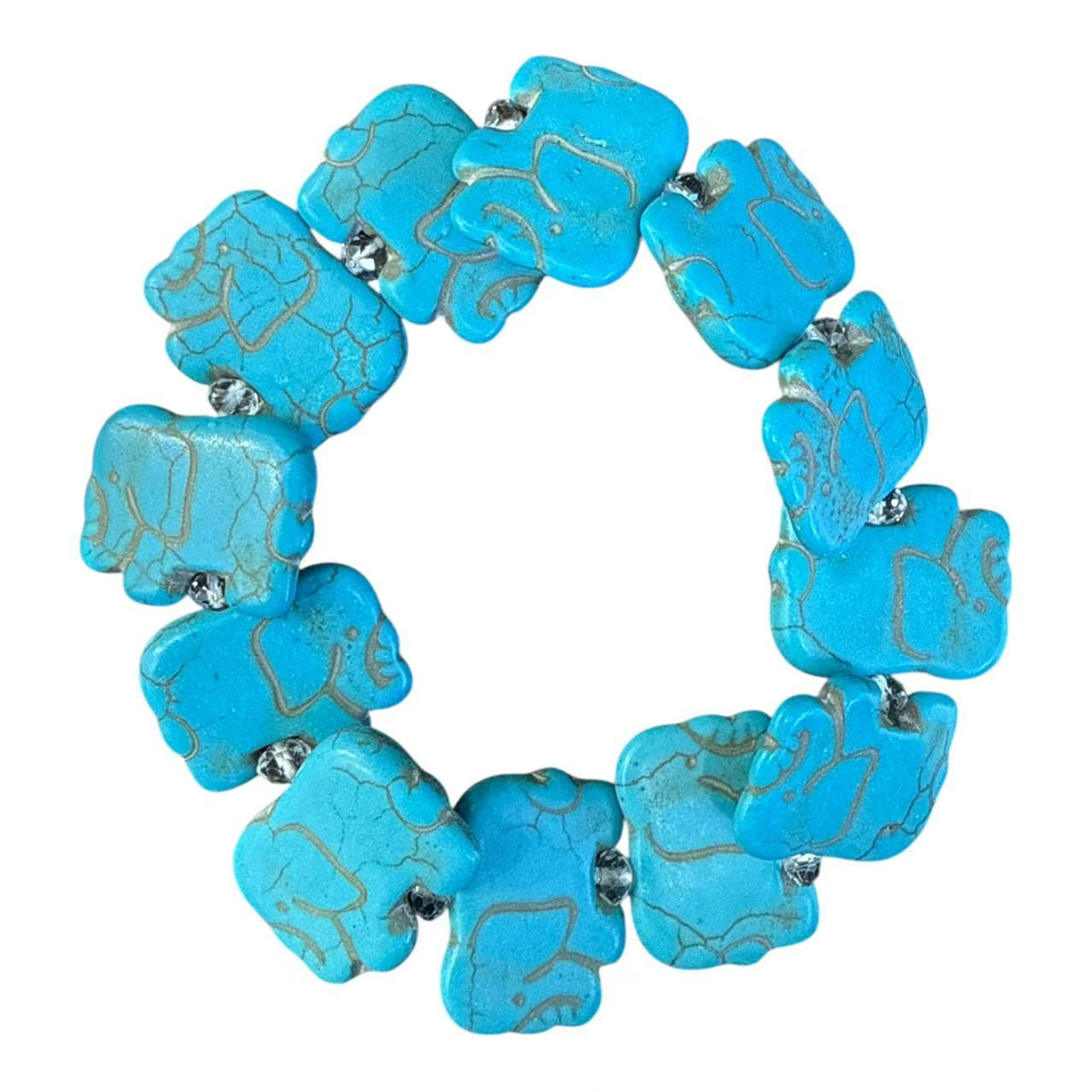 Turquoise Elephant Stone Bracelet VPI0016