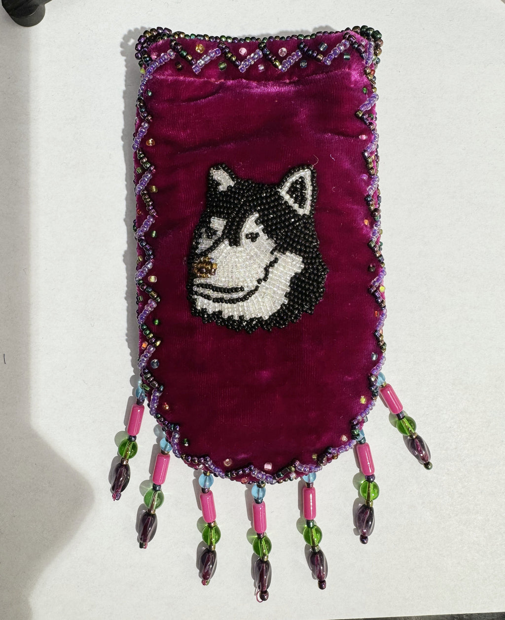 Credit Card Holder CrossBody Bag With Strap V0710 - Husky