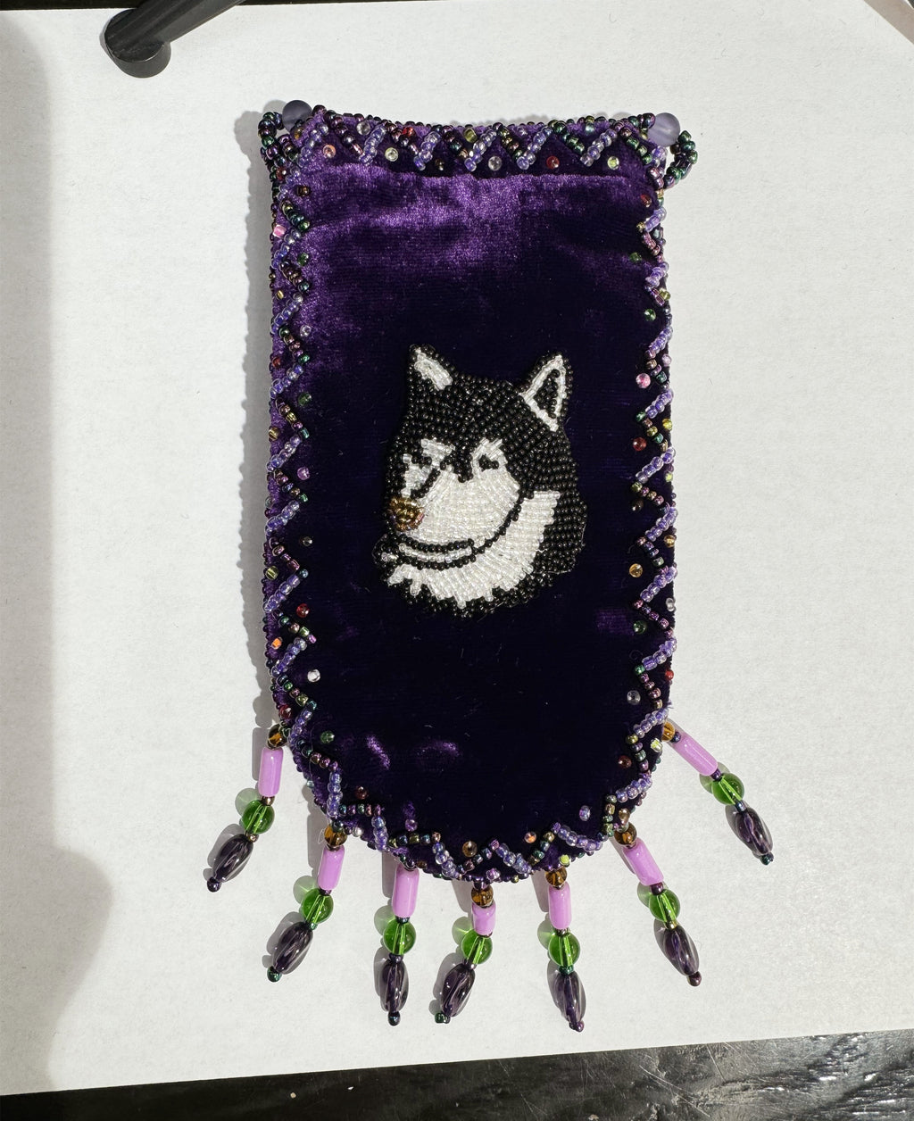 Credit Card Holder CrossBody Bag With Strap V0710 - Husky - view 18