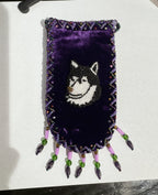 Credit Card Holder CrossBody Bag With Strap V0710 - Husky - view 18