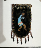 Credit Card Holder CrossBody Bag With Strap V0710 - Kokopelli