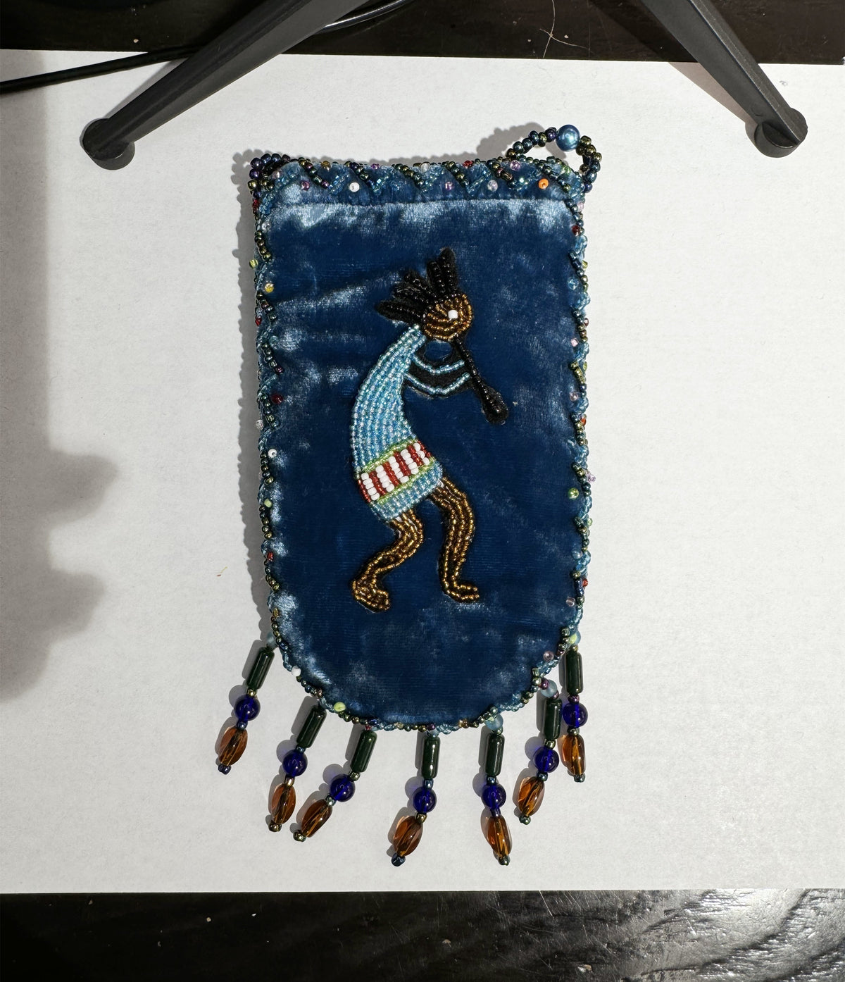 Credit Card Holder CrossBody Bag With Strap V0710 - Kokopelli - view 20