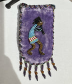 Credit Card Holder CrossBody Bag With Strap V0710 - Kokopelli