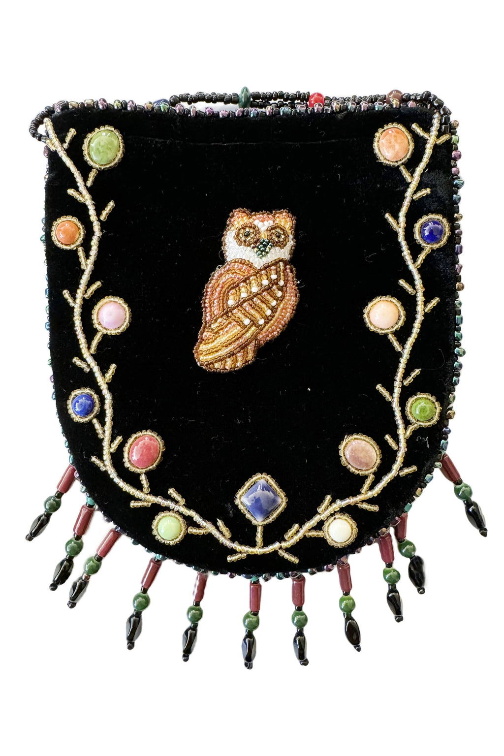 Owl Pattern Velvet Crossbody Mug - view 4