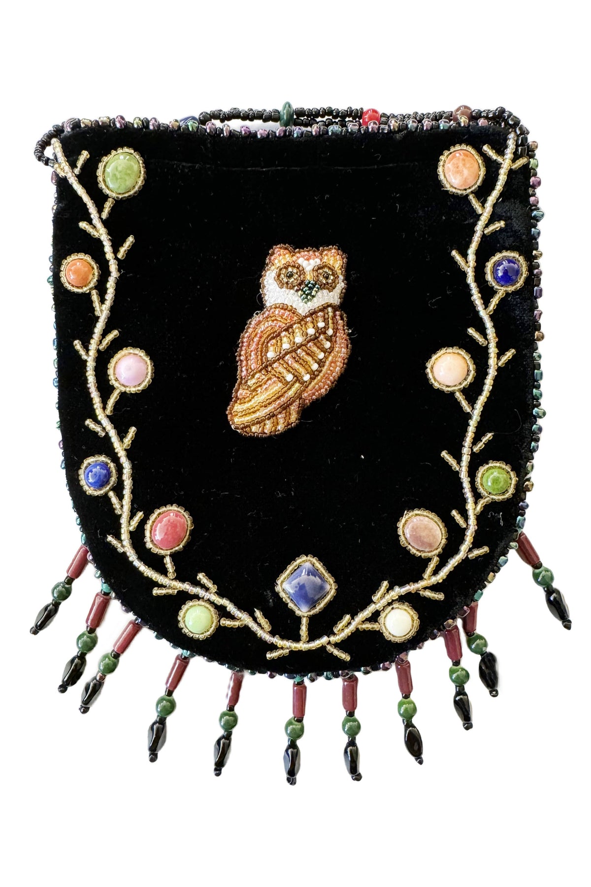 Owl Pattern Velvet Crossbody Mug - view 4