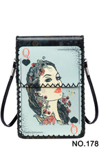 Poker Queen Print Crossbody Bag HB0580 - No. 178 - view 2