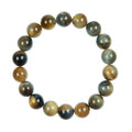 Colored Dream Tiger Eye Stone Stretch Bracelet B2975-10MM