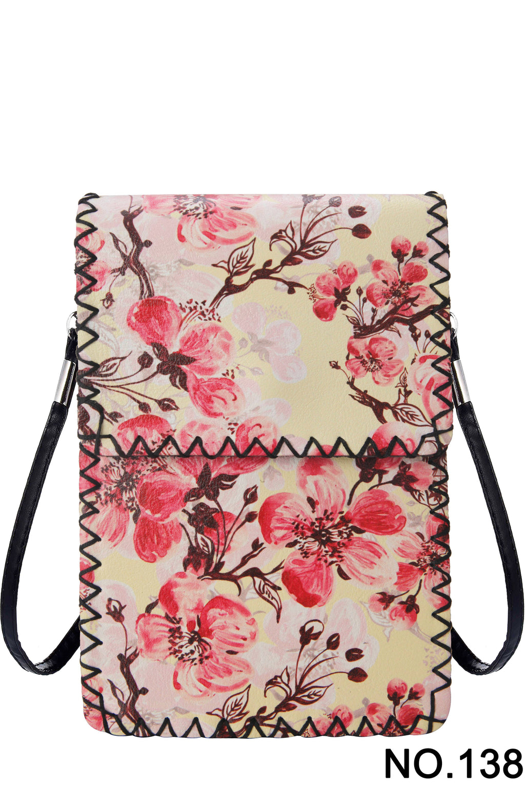 Blossom Print Hand-Stitched Crossbody Bag HB0580 - No. 138 - view 2