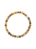 Picture Jasper Stone Stretch Bracelet B1588-Matte-4MM