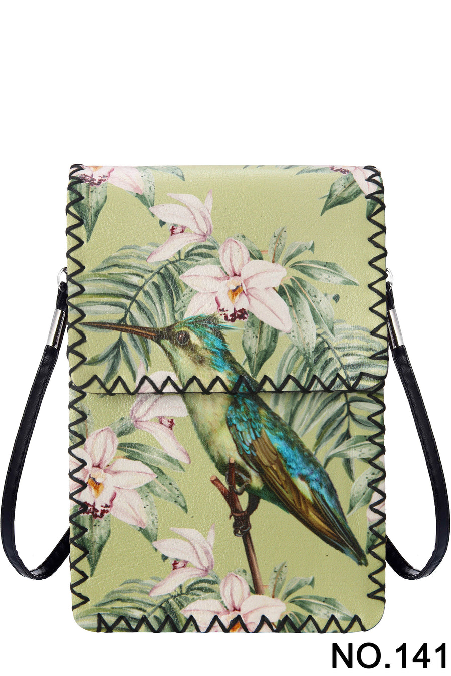 Floral Woodpecker Printed Crossbody HB0580 - No. 141