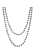 Crystal Beaded Chain Necklace N1163-150-BZ - view 2