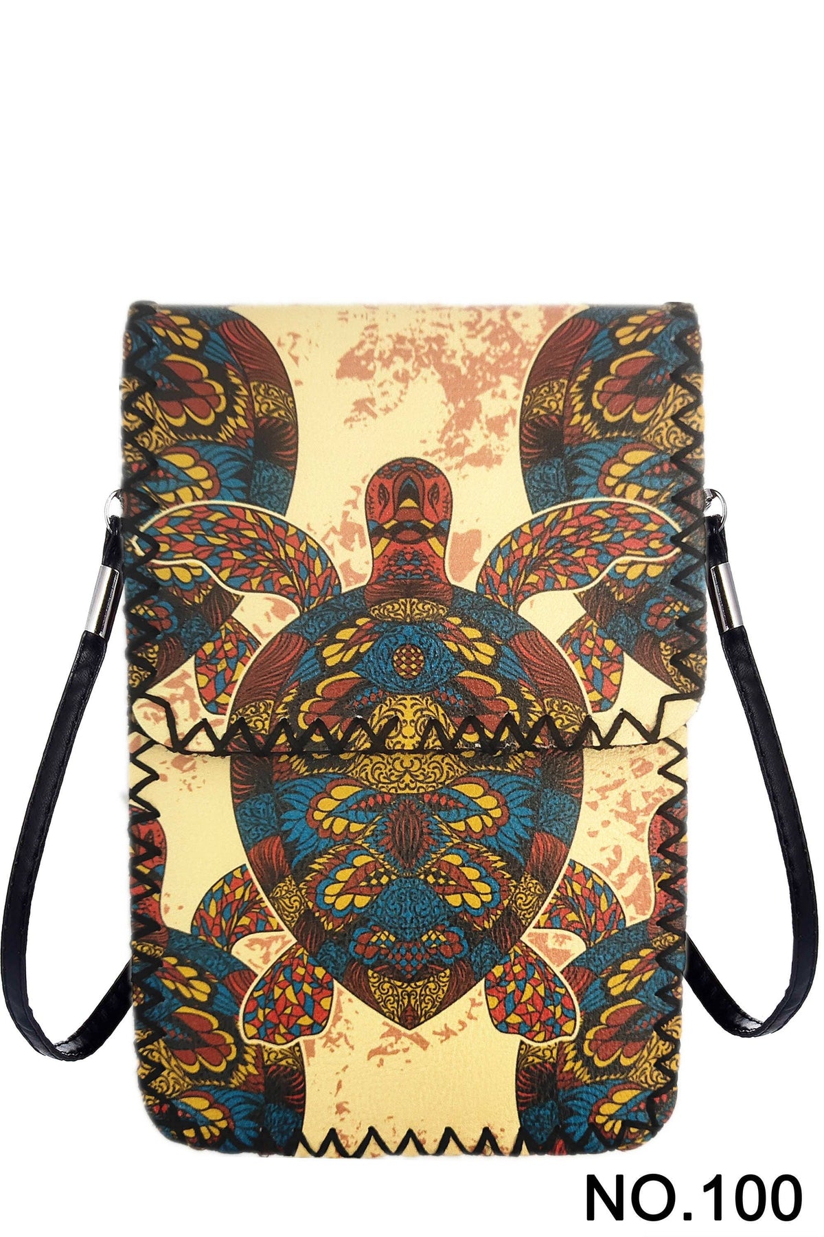 Sea Turtle Print Crossbody HB0580 - No. 100