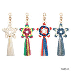 Star Braided Tassel Keychain K1275 - view 5