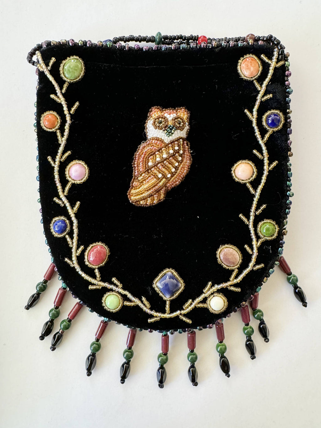 Owl Pattern Velvet Crossbody Mug - view 6