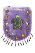TURTLE Pattern Velvet Crossbody Bag LUG - view 2