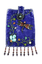 Dragonfly Rectangular Velvet Crossbody VBG15 - view 11