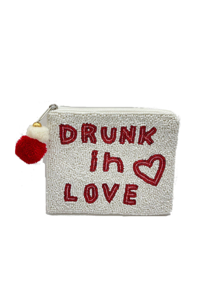 Drunk in Love Beaded PouchLAC-CP-1184