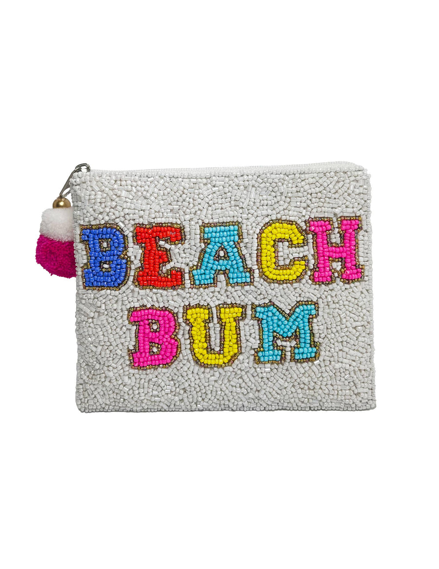 Beach Bum Beaded Pouch LAC-CP-1167