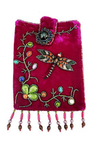 Dragonfly Rectangular Velvet Crossbody VBG15 - view 13